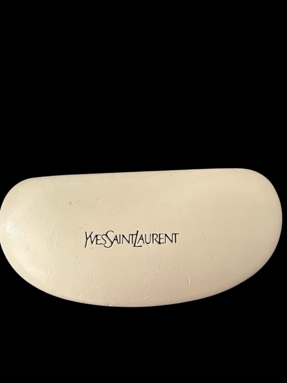 Yves Saint Laurent Cream Eyewear Case - Accessory